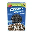 Post OREO PUFFS Breakfast Cereal, Crunchy 16.5 oz Box