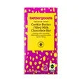 bettergoods Premium Swiss Cookie Butter Filled Milk Chocolate Bar, 3.5 oz